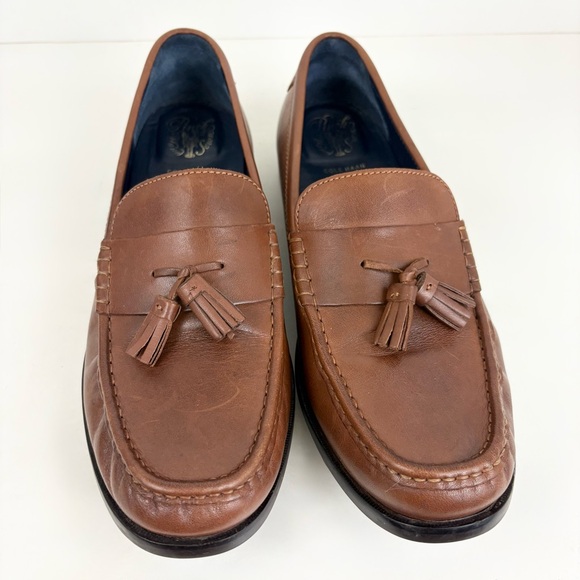 Cole Haan Brown Leather Pinch Marine Grand Classic Tassel British Mens Size 11.5 main image 10